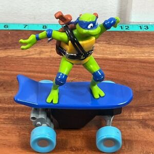 Funrise TMNT Leonardo Skateboarding RC Figure 2023 Viacom 71034A NO REMOTE